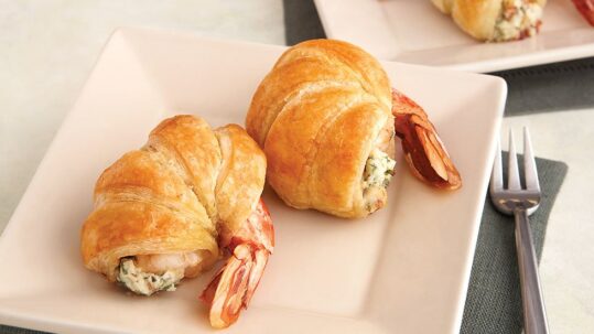 Jumbo Shrimp Wrapped in Puff Pastry